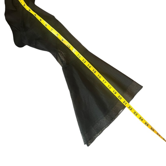 Gossamer BAT Dress Black Women's Long Sleeve Party Dress Midi Sweetheart - Picture 15 of 15